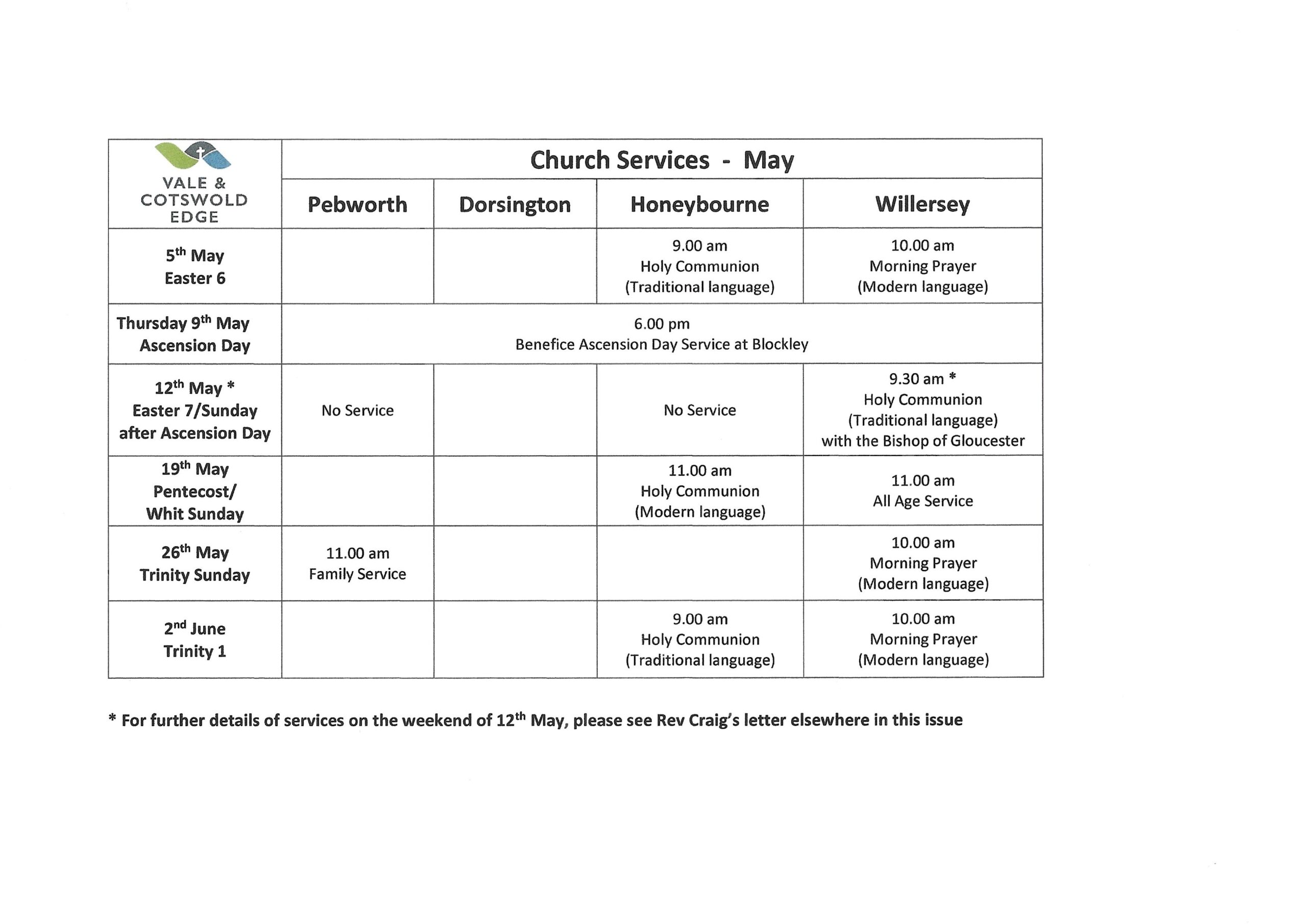 May Services